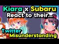 【ENG Sub】Takanashi Kiara - and Subaru React to their Twitter Misunderstanding