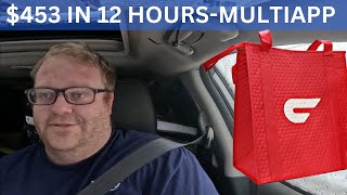 $450 Snow Day | Drowning in Debt Food Delivery Full Time Doordash Amazon Flex UberEats