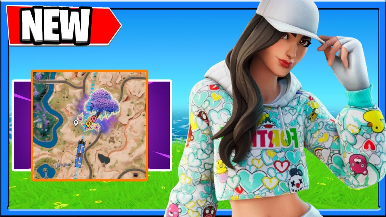 Fortnite New Area Map Update Coral Castle is back (Random New Map Spawn Location)