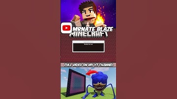 SHIN SONIC PORTAL IN MINECRAFT #shorts #minecraft #SHINSONIC