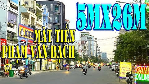 Ngộp Bank|Bán Nhà Mặt Tiền Đường Phạm Văn Bạch 23M Tân Bình|5mx26m Đúc Trệt 2 lầu |