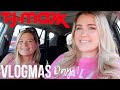 SHOP WITH ME! CHRISTMAS DECOR! TJ MAXX & HOMEGOODS - VLOGMAS DAY 1