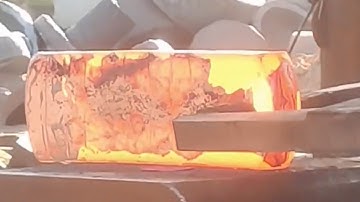 Forged oversized rectangular iron block- Modern Forming Technology, Hot forging process