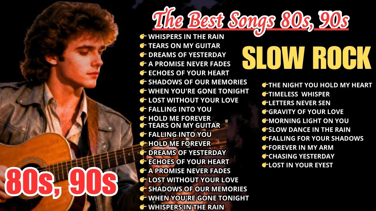 INSANELY ROMANTIC 80s–90s Slow Rock Songs ❤️ Smooth Rock Ballads to Unwind Classics for Relaxing