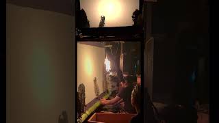 Wayang Kulit Performance Split Screen
