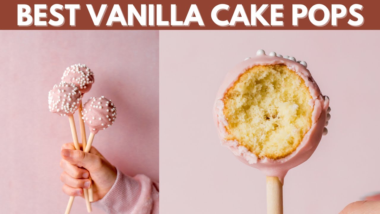 Easy Vanilla Cake Pops Recipe with Cake Pops Maker