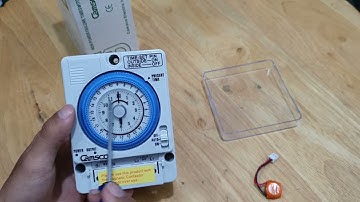 Hướng dẫn đấu nối và cài đặt hẹn giờ Timer 24H Camsco TB 35   N