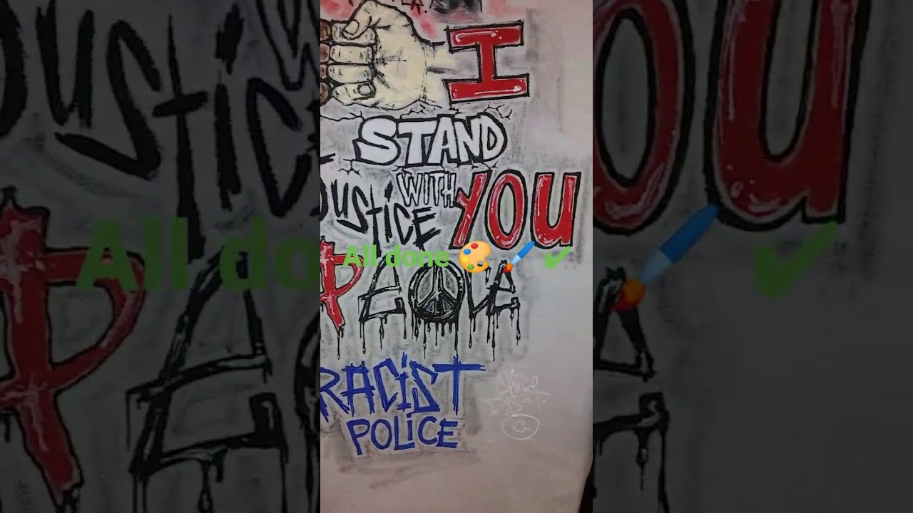 Black Lives Matter (hand painted) 