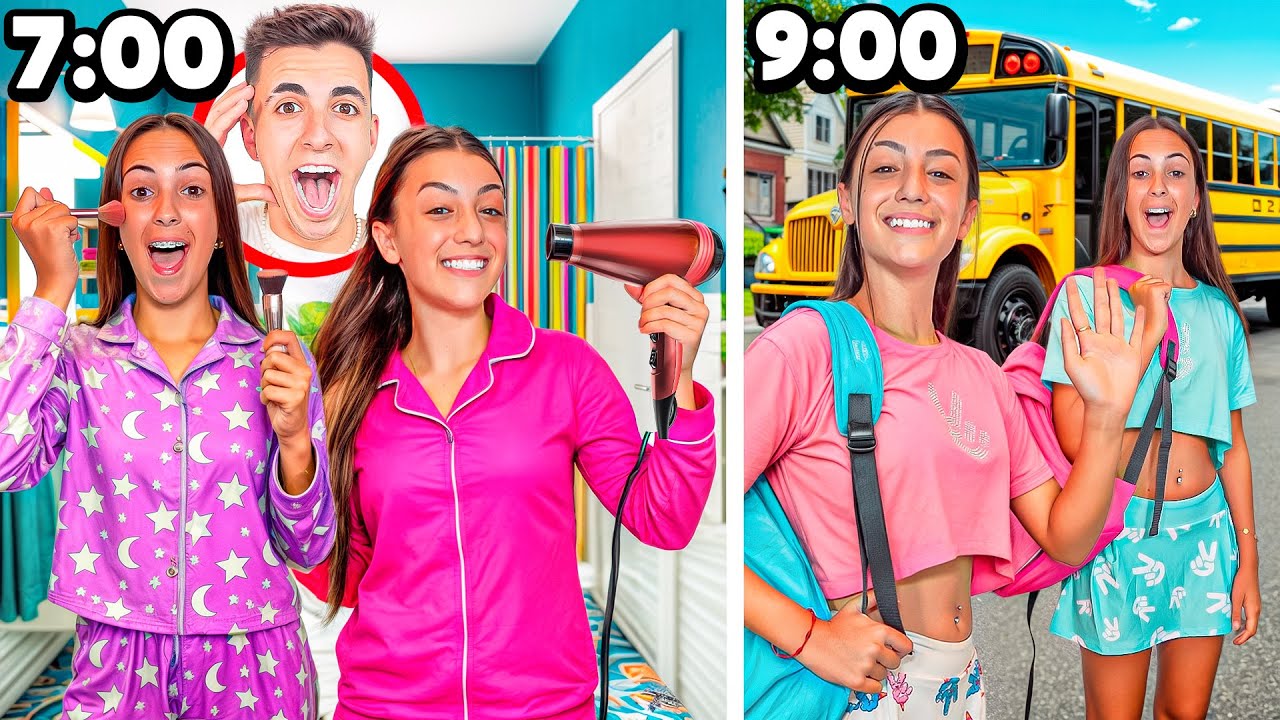 ASI ES LA RUTINA ESCOLAR en la MAXIMO HOUSE!📚*así se preparan los niños!*