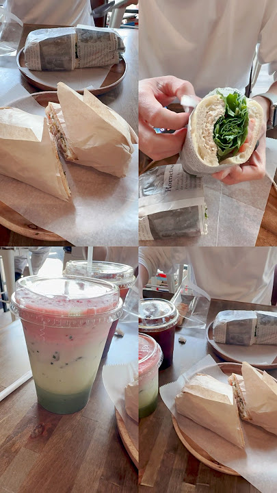 New Cafe Alert ‼️‼️ #addictive #cafe #cafevlog #dmv #musttry #sandwich #matcha #foodie #food