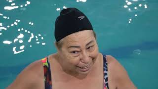 Atividades nas piscinas