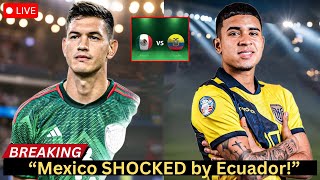 “Mexico vs Ecuador 2025: A Shocking Pre–World Cup Clash That No One Expected!”