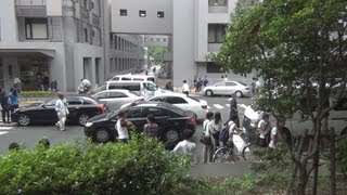 腹にナイフ、留学生けが 阪大構内、自分で刺す？