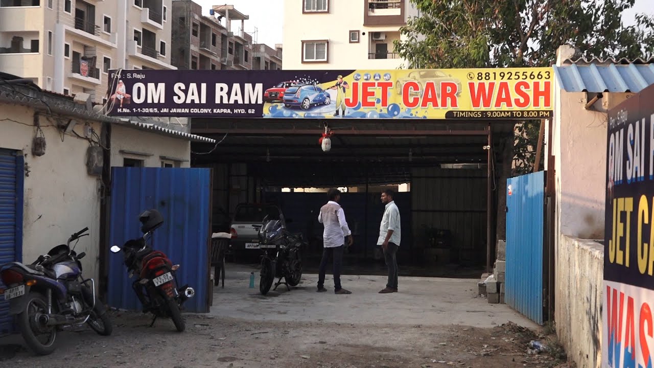 Om Sai Ram Jet Car Wash Jai Jawan Colony, Kapra YouTube