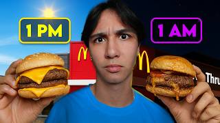 Is Fast Food Better at 1 PM or 1 AM?