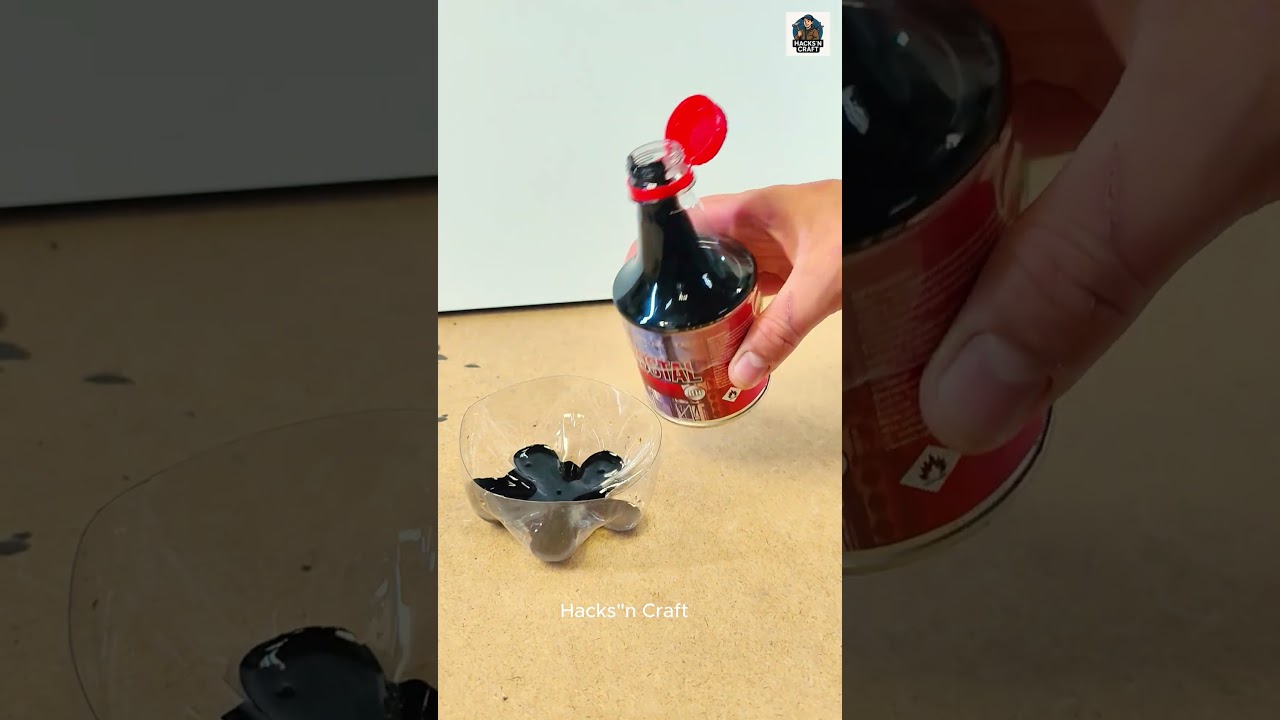 Stop Wasting Paint – Use THIS Bottle Trick! 🎨🥤 