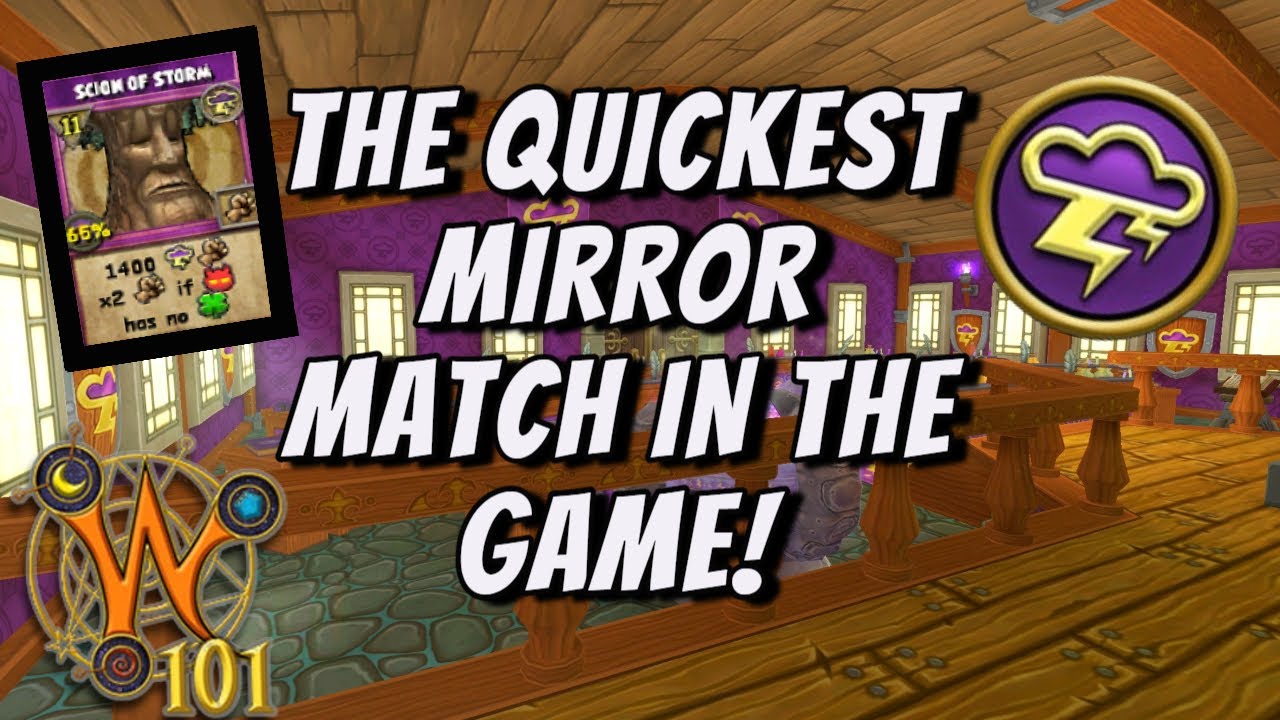 Wizard101: MAX STORM PvP(140): The Quickest Mirror Match Ever!