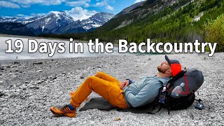 19 Days of Backpacking in the Canadian Rockies (My 2021 Trips)