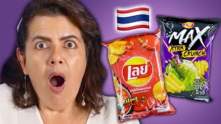 Mexican Moms Try Lay's Chips from Thailand!