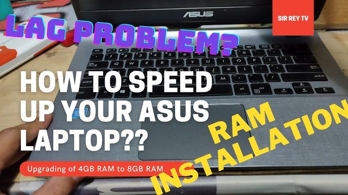 ASUS X407m Ram Upgrade Guide - YouTube