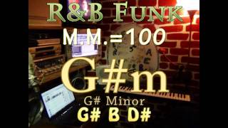 Gm Minor RampB Funk MM 100 One Chord Jam Vamp