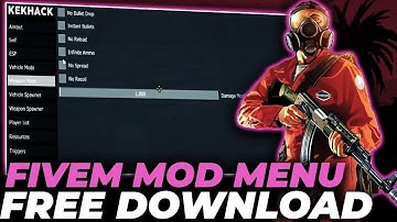 FIVEM FREE MOD MENU MENU FOR GTA 5 | FIVEM NEW UNDETECTED CHEAT | FIVEM ADMIN MENU UNDETECTED GTA V