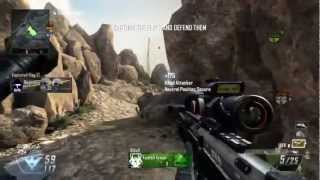 First Ever!! Black Ops 2 Across Map Combat Axe Spawn Throw Profile