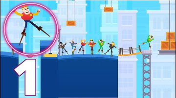 Funny Walk - Gameplay Walkthrough Part 1 - Tutorial (iOS, Android)