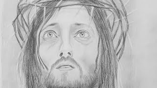 رسم السيد المسيح Drawing of Jesus Christ