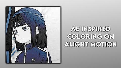 ae inspired coloring on alight motion (easy coloring tutorial)