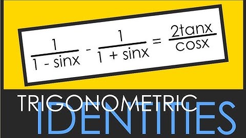 Trigonometric Identities (Part II)