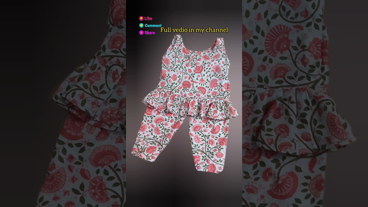 1year baby top & pant 