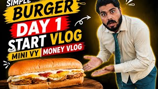 Simple Egg Burger Day 1 Start Mini Vlog 😱 Ghar Par Itna Mazedar Burger Bana Liya Full Taste 🔥