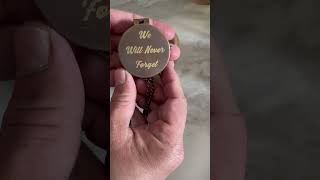 Antique finish vintage style compass with wooden gift box