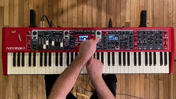 How to Split Sounds ~ NORD Stage 3 ~ Tutorial