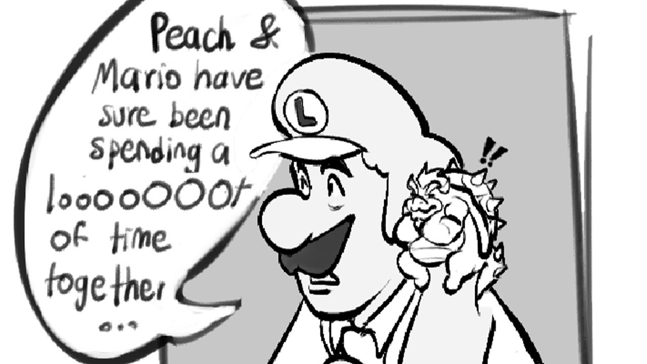 Luigi gets jealous of Mario and Peach's relationship YouTube