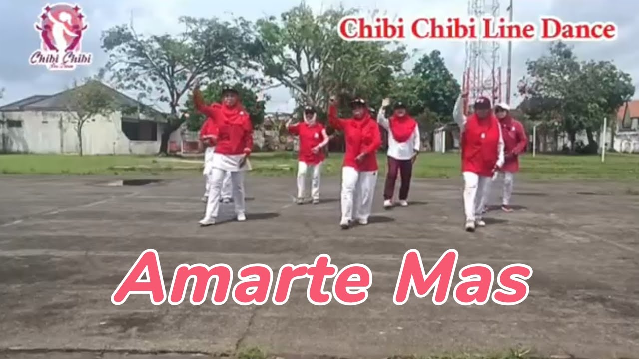 AMARTE MAS - Linedance | Beginner | Demo : Chibi Chibi Linedance | Choreo : Asbarebare & Rini Hukom 