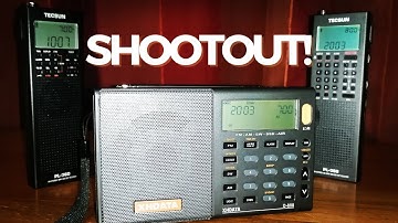 Voice of Korea to Middle East 11645 kHz compared on two Tecsun Radios and XHDATA D-808