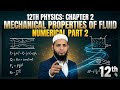 12th physics chapter 2 Mechanical properties of fluid Numerical part 2.