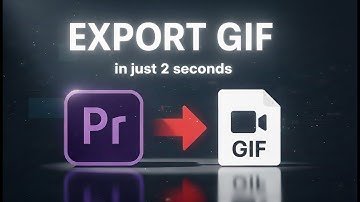 How to Export a GIF in Premiere Pro (Short Tutorial)