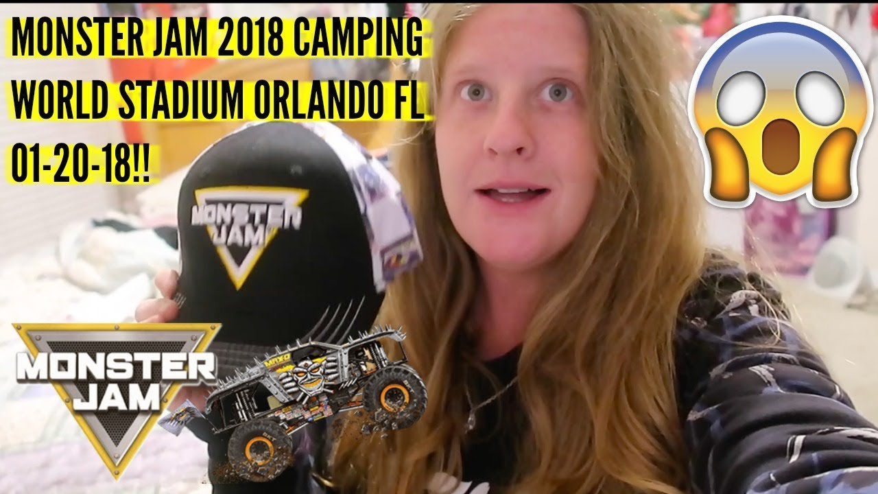 Monster Jam 2018!!! Camping World Stadium!! Orlando Fl!!! - YouTube