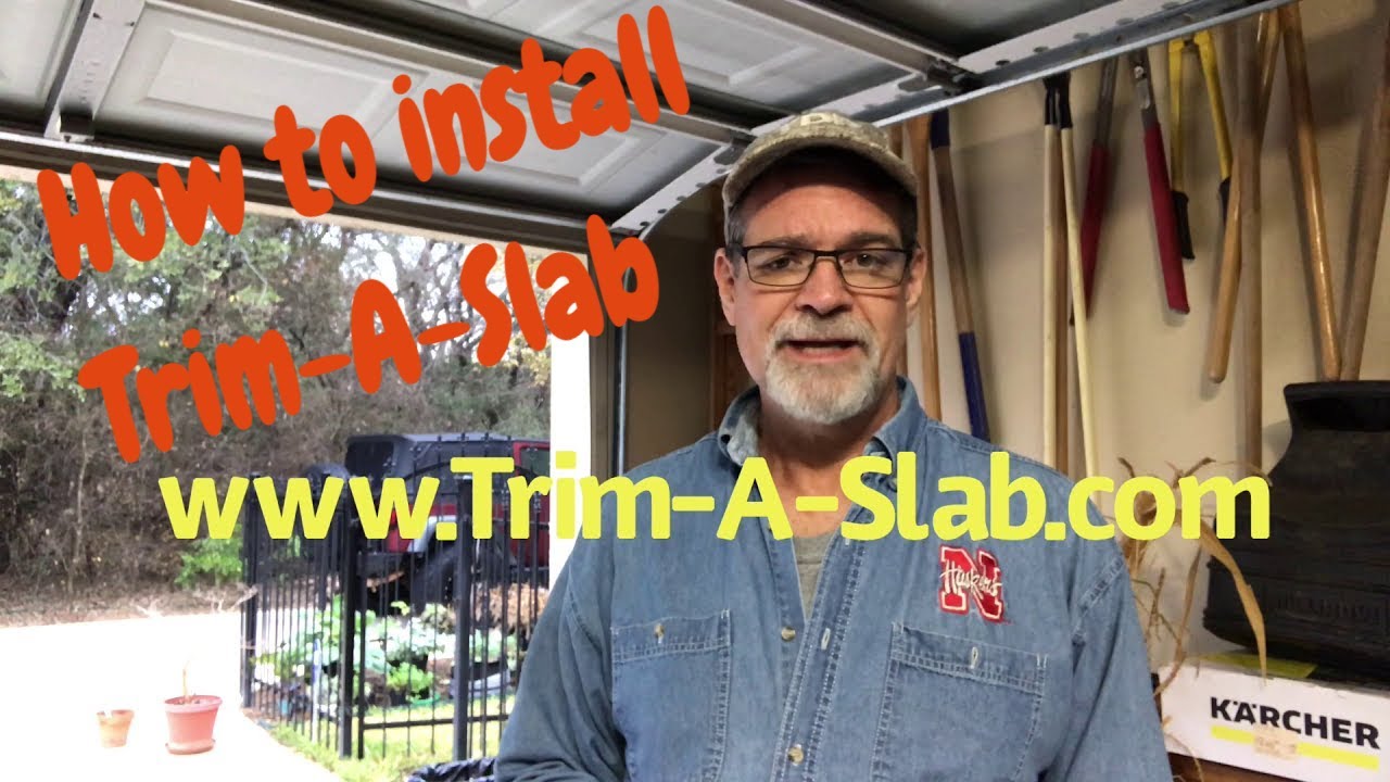 Trim-A-Slab Flexible PVC Concrete Expansion Joint Replacement