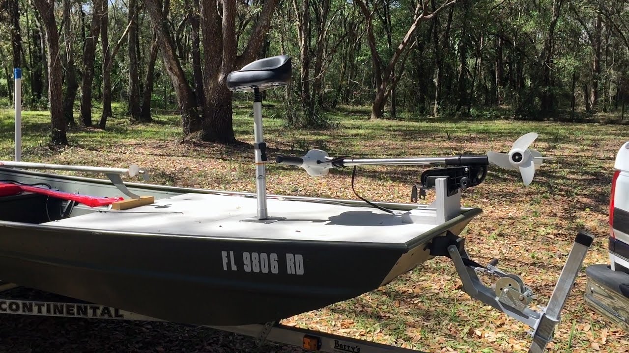 Removable Light Weight Deck Jon Boat To Bass Boat Youtube