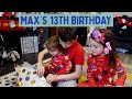 Max's 13th Birthday & Outdoor Christmas Decorations! | The Radford Family