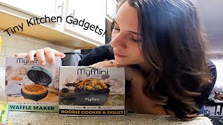 Mini kitchen gadget review! Waffle maker and noodle cooker