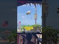 Detik-detik parasut terbang di langit Malaysia