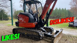 Kubota excavator | likes and dislikes at 300 hours