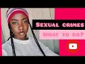 Sexual crimes | After the crime| South African Youtuber| South African Law |