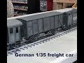 Building and painting Ironside Models 1/35 German freight Car