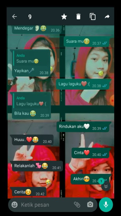 dj cinta terlarang cover wa chat